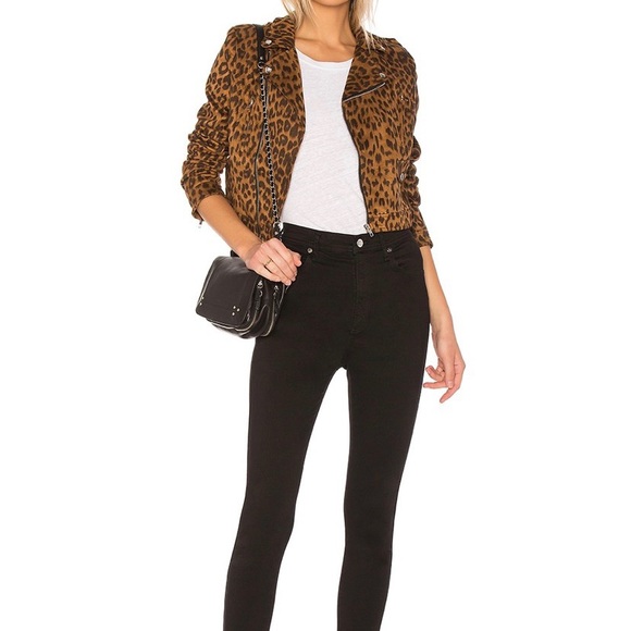 ROXANNE SUPER HIGH RISE SKINNY IN JET AGOLDE - Picture 4 of 4